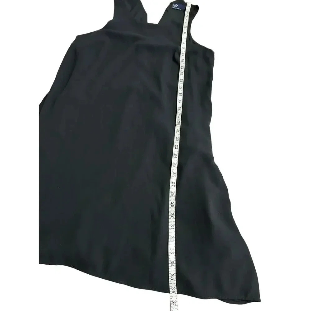 Gap Sleeveless Shift Dress Black Size Medium Office Suit Knee Length Career Work - Picture 7 of 7